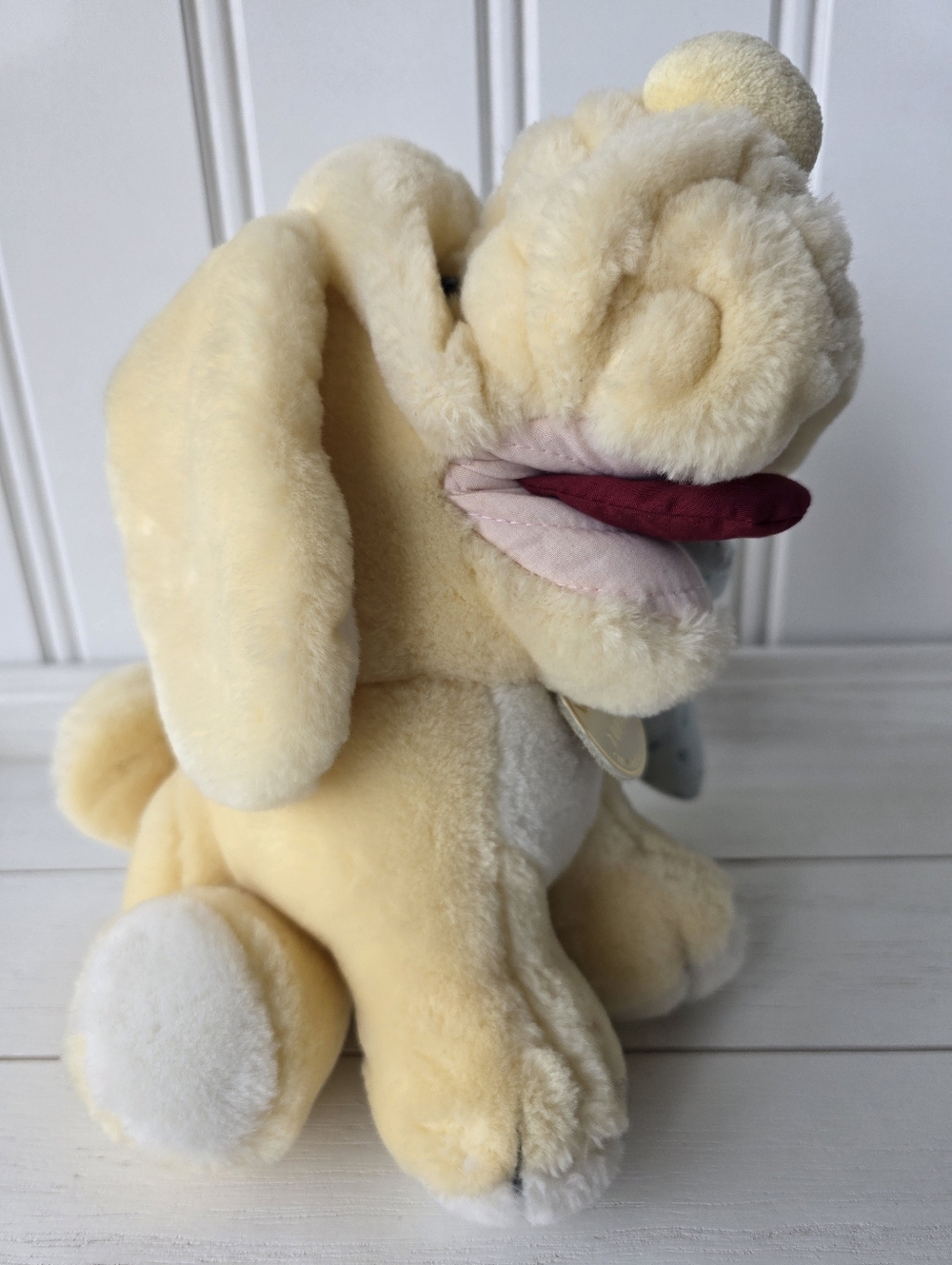 Vintage 80s Ganzbros The Heritage Collection Wrinkles Plush Puppy Dog 11"